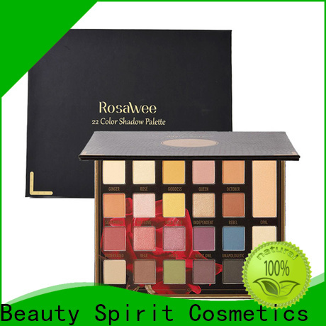 Beauty Spirit factory direct good eyeshadow palettes long-lasting free sample