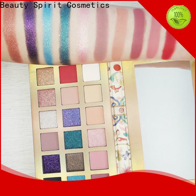 Beauty Spirit customized beauty eyeshadow palette best factory price fast delivery