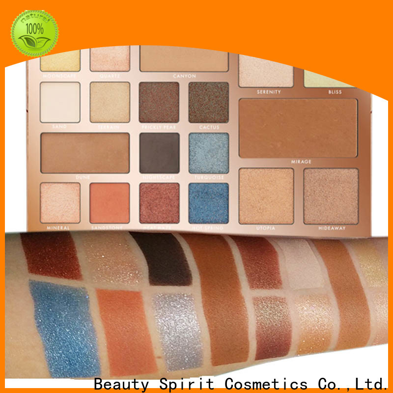 Beauty Spirit factory direct private label eyeshadow palette best factory price manufacturer